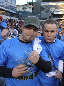Daniel McDaid (left)