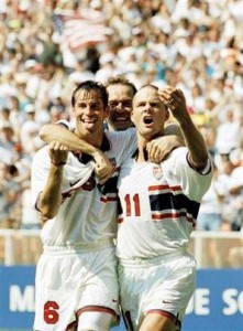 Harkes and Wynalda: happier days
