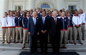 US squad at the White House