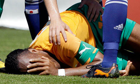 Drogba to miss World Cup after fracturing his elbow
