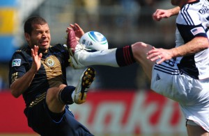 Alejandro Moreno and the Union get kicked in the face by the New England Revolution