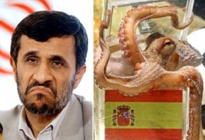 Iranian president disses Paul the Octopus