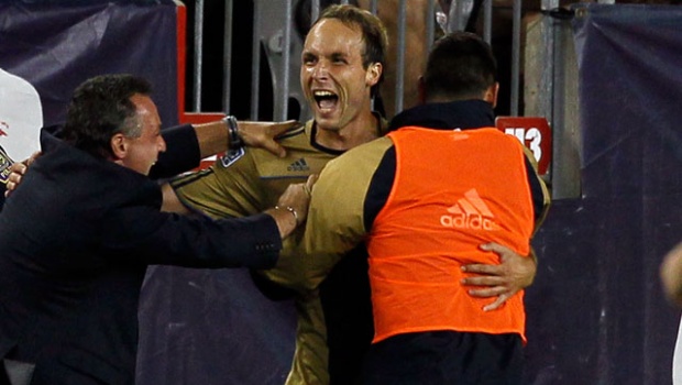 Justin Mapp led the Union's comeback against New England