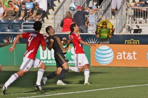 Alejandro Moreno starts a new victory dance craze with Chivas USA's unsuspecting defenders