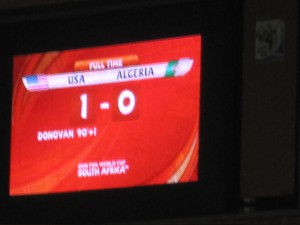 Ryan Pine at U.S.-Algeria game game