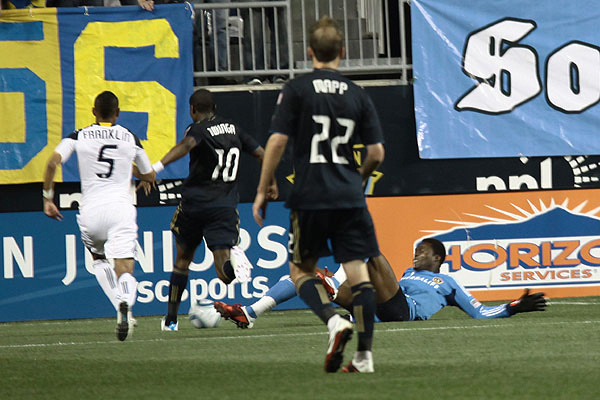 Rounding the keeper
