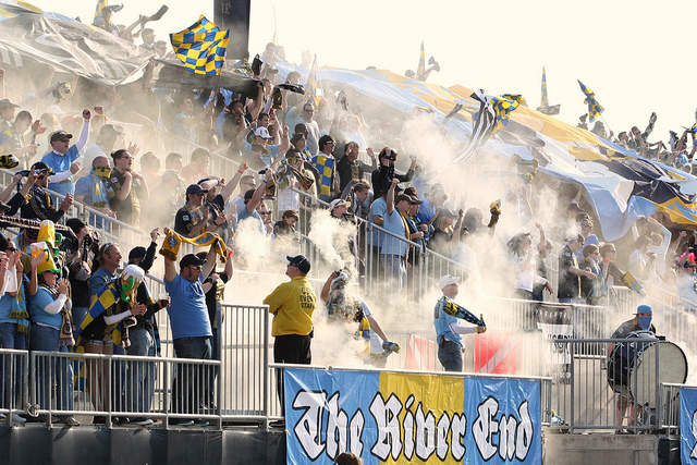 River End is smoking