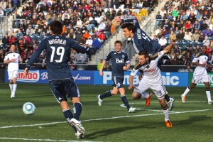 Jack McInerney, airborne vs. Vancouver