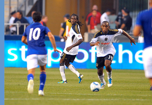 Amobi Okugo is on the ball