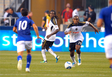 Amobi Okugo is on the ball