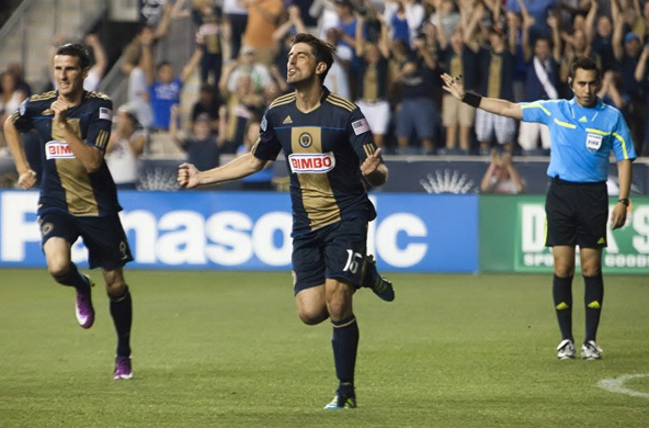 Paunovic scores his first goal for the Union