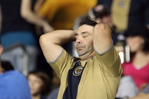 frustrated fan