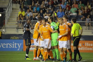 Danny Mwanga takes on Houston alone