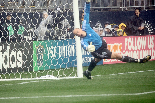 Kasey lets one past at PPL Park