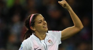 alex morgan fist pump