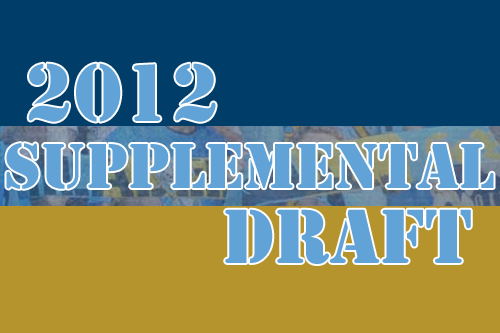 2012 Supplemental Draft