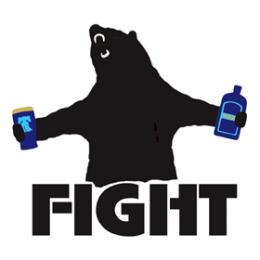 The other supporters group: Bearfight Brigade