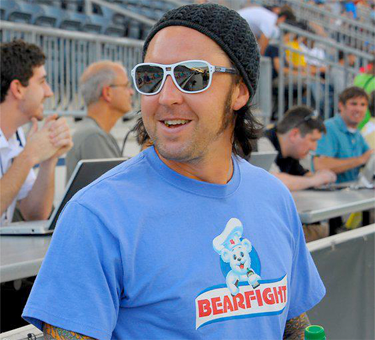 Califf is a bearfighter. Photo: Courtesy of Bearfight Brigade