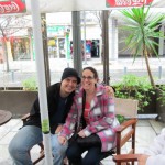 Dan ran into Union fans Matt and Nicole in Athens, Greece in January 2013. Photo: Dan Walsh.