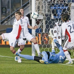 Jack McInerney scores the goal