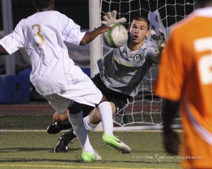 United keeper John McCarthy made 10 saves to help United earn a draw against Ocean City.