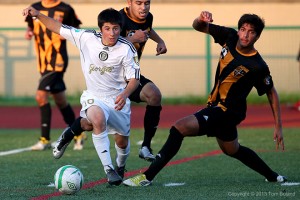 Dante Marini weaves through the Baltimore defense. (Photo Credit: Tom Boland)