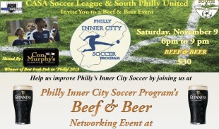 Beef and beer benefit for Philly inner city soccer